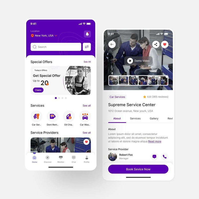 BOOKING APP - Gallery 01